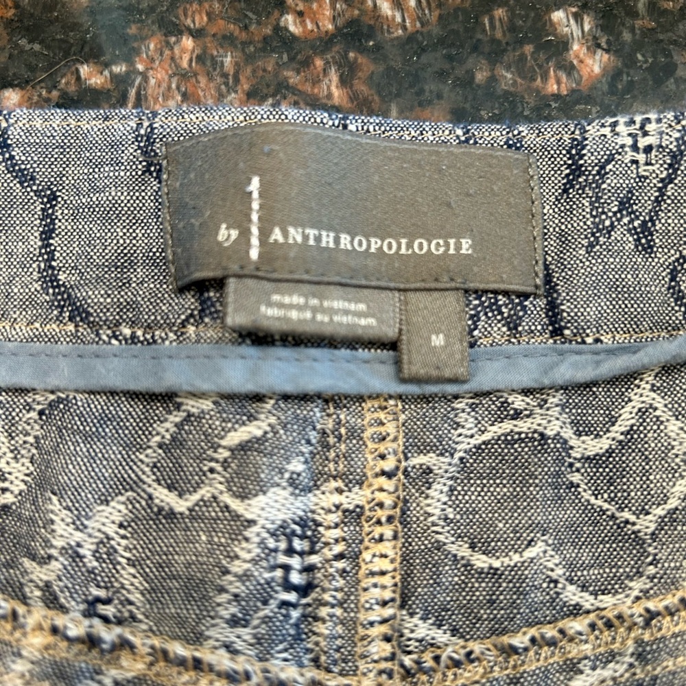Anthropologie Chambray Jogger Pants